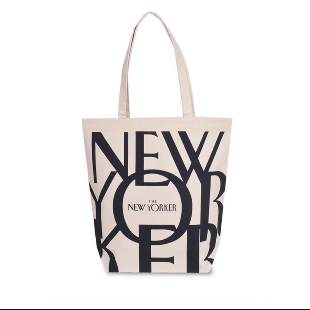 The New Yorker Classic Canvas Tote Reusable Bag - Picture 4 of 13